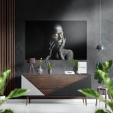 Noble Stance Brushed Aluminium Dibond Wall Art.